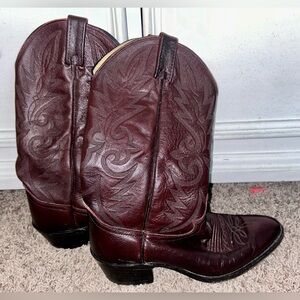 Men’s Dan Post Brown Cowboy Boots Size 9.5D